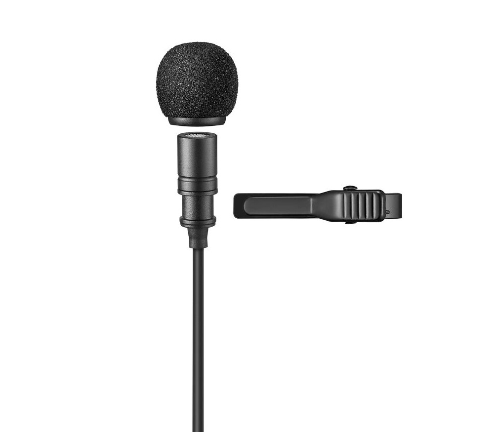 Микрофон Godox LMS-12A AX, петличный, 3.5 мм TRS, кабель 1.2 м
