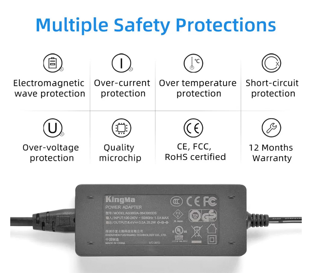 Адаптер питания Kingma DR-BLK22 + сетевой адаптер, вместо DMW-BLK22 и DMW-BLF19