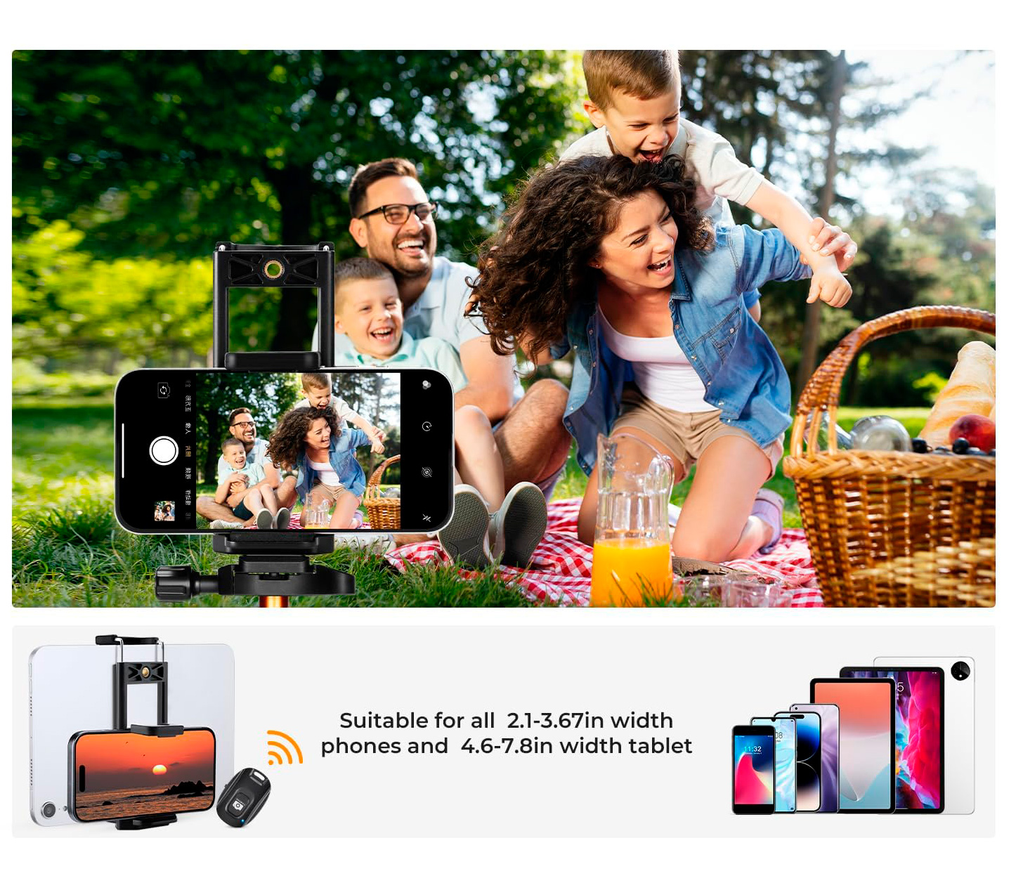 Штатив K&F Concept S255A3 с шаровой головой BH-36