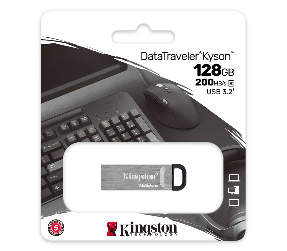 Накопитель Kingston USB 3.2 DataTraveler Kyson 128GB