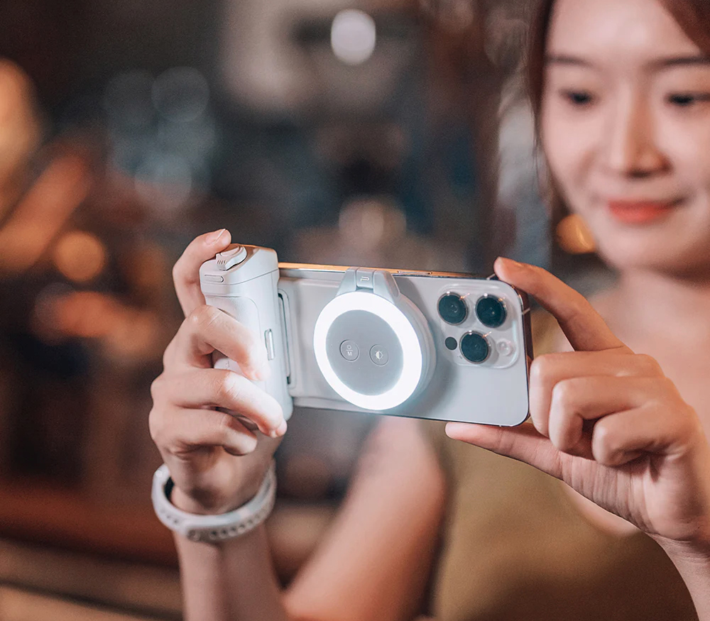 Держатель для телефона PGYTECH MagCam Phone Grip, магнитный, с кнопкой спуска, цвет: Mint Green