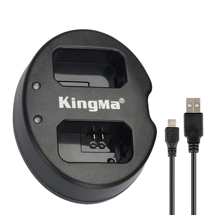 Зарядное устройство Kingma BM015-BLK22 для 2 DMW-BLK22