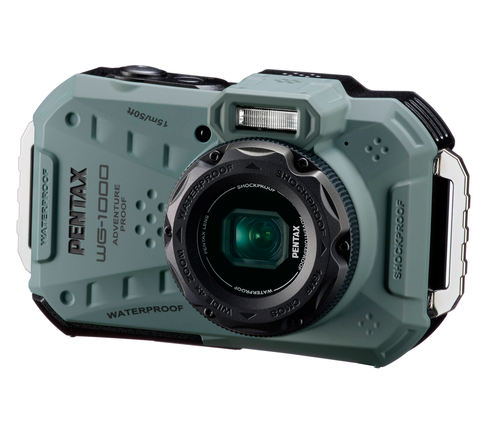 Компактный фотоаппарат Pentax WG-1000, оливковый
