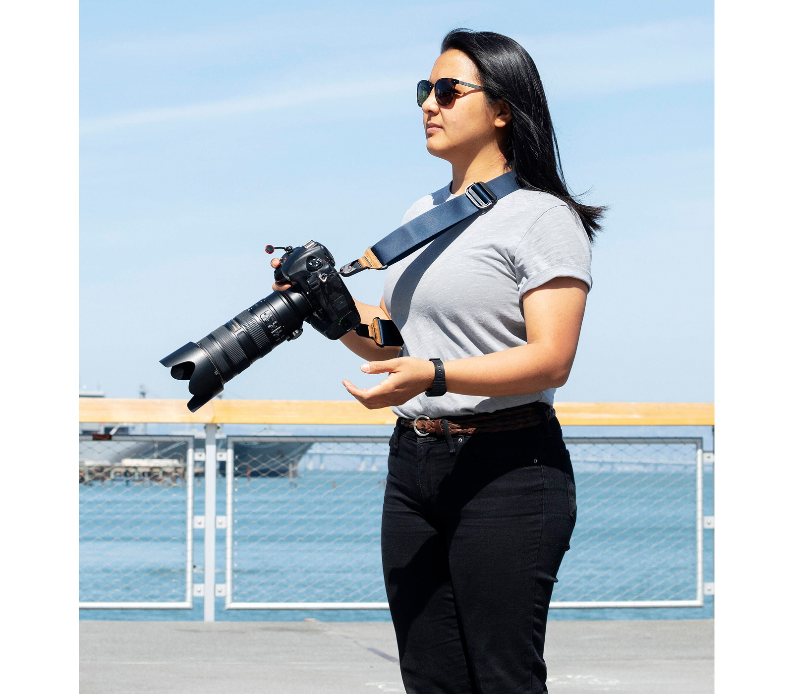 Ремень Peak Design Camera Strap Slide, темно-синий (Midnight)