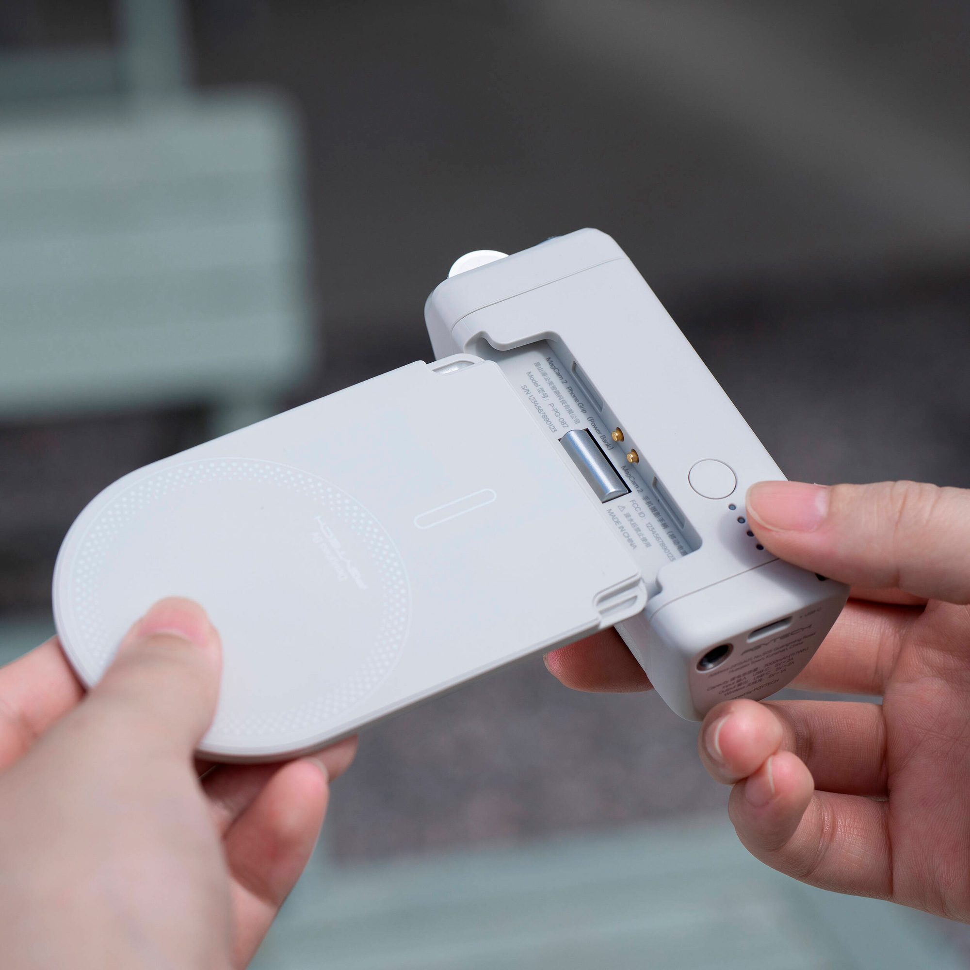 Рукоятка для смартфона PGYTECH MagCam 2 Phone Grip Misty Gray, MagSafe