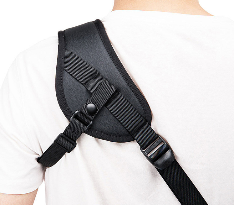 Ремень JJC NS-PRO1M, плечевой, с площадкой Arca-Swiss, микрофибра, черный