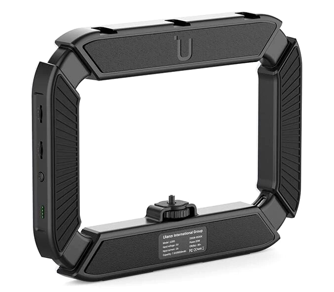 Осветитель кольцевой Ulanzi U200 Ring Light Video Rig, светодиодный, 2500K-8500K, 20 Вт