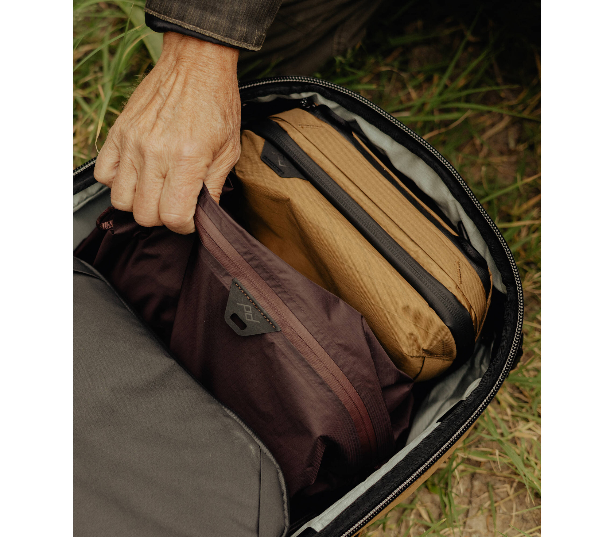 Чехол-органайзер Peak Design Tech Pouch V3, цвет Coyote, коричневый