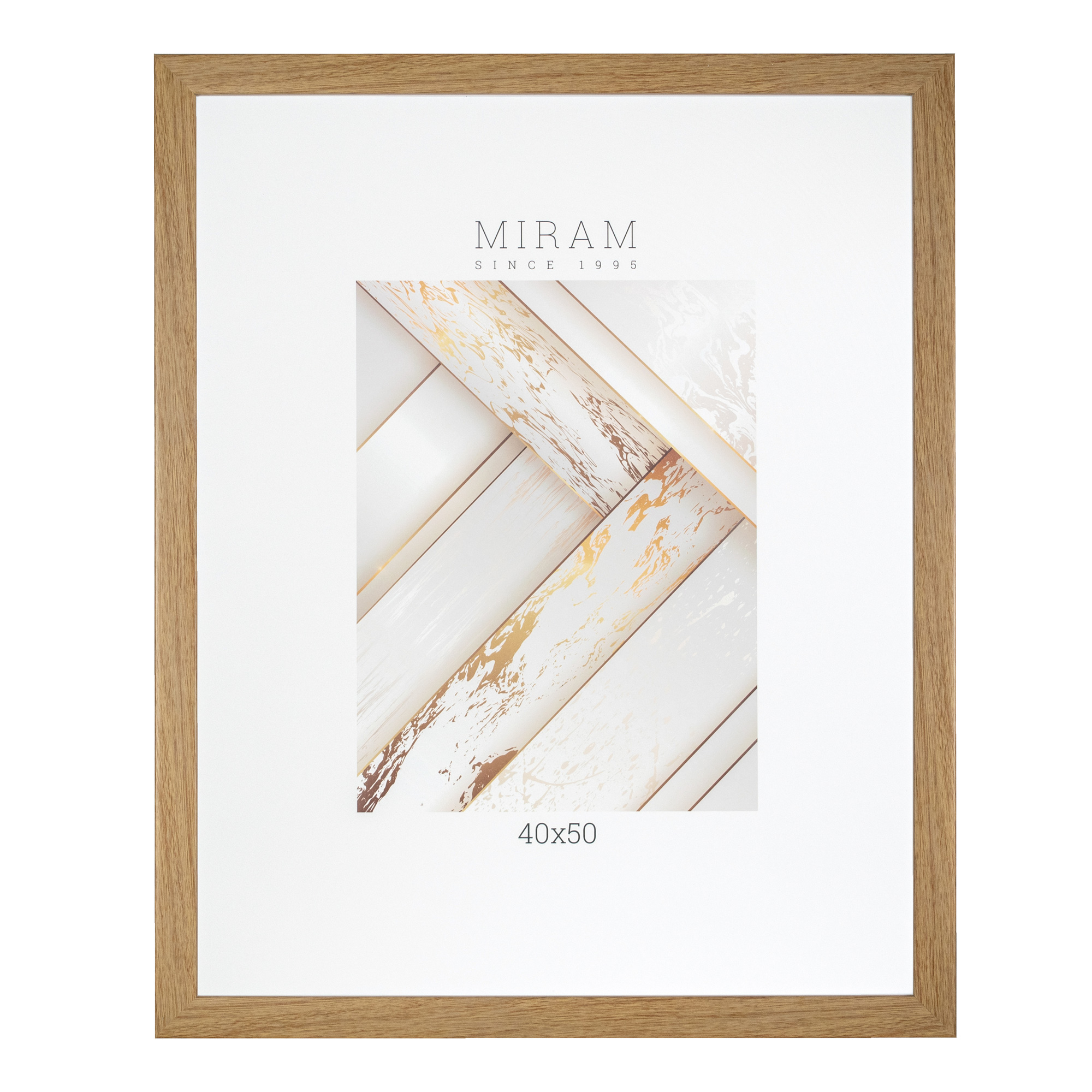 Фоторамка Мирам 40х50 см, светлый дуб (641844-16)