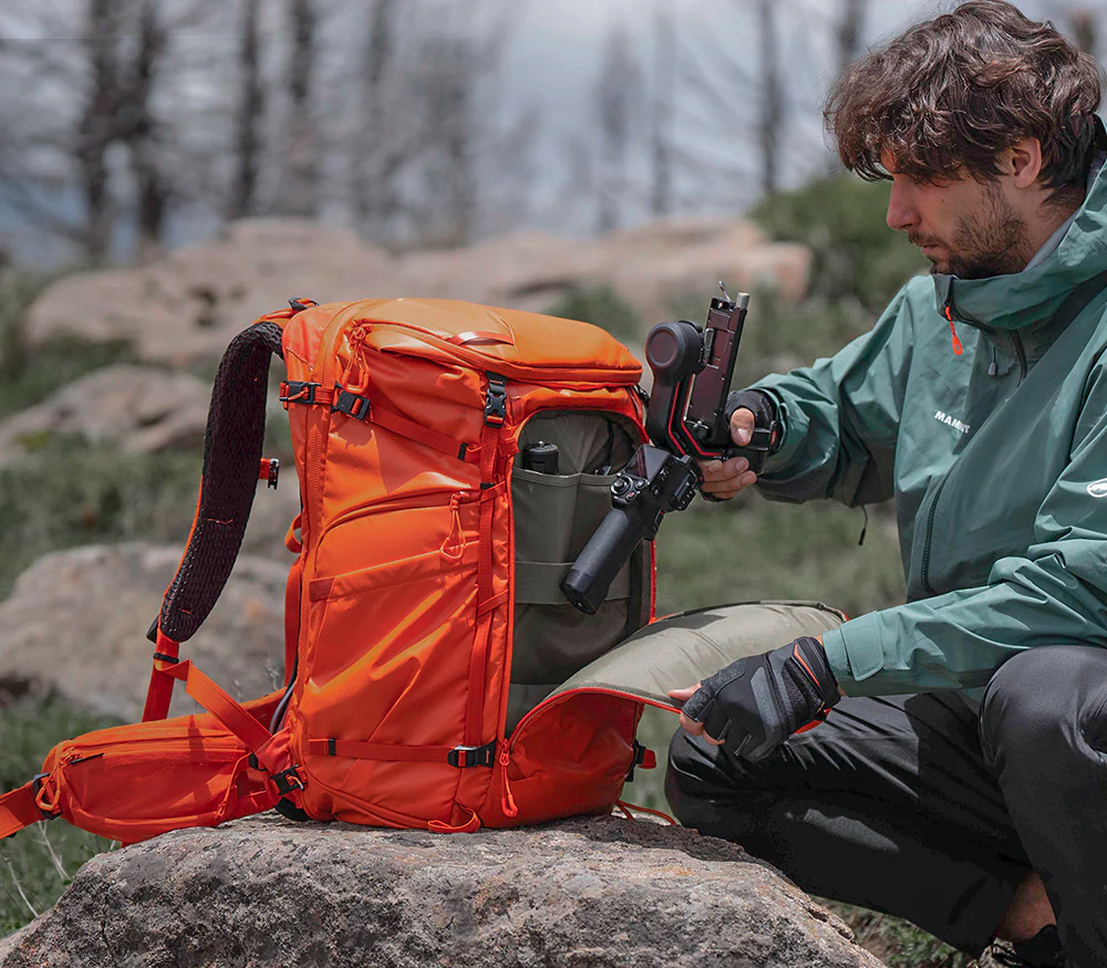 Рюкзак PGYTECH OnePro Flex 40L + Camera Insert M, цвет Sunset Orange
