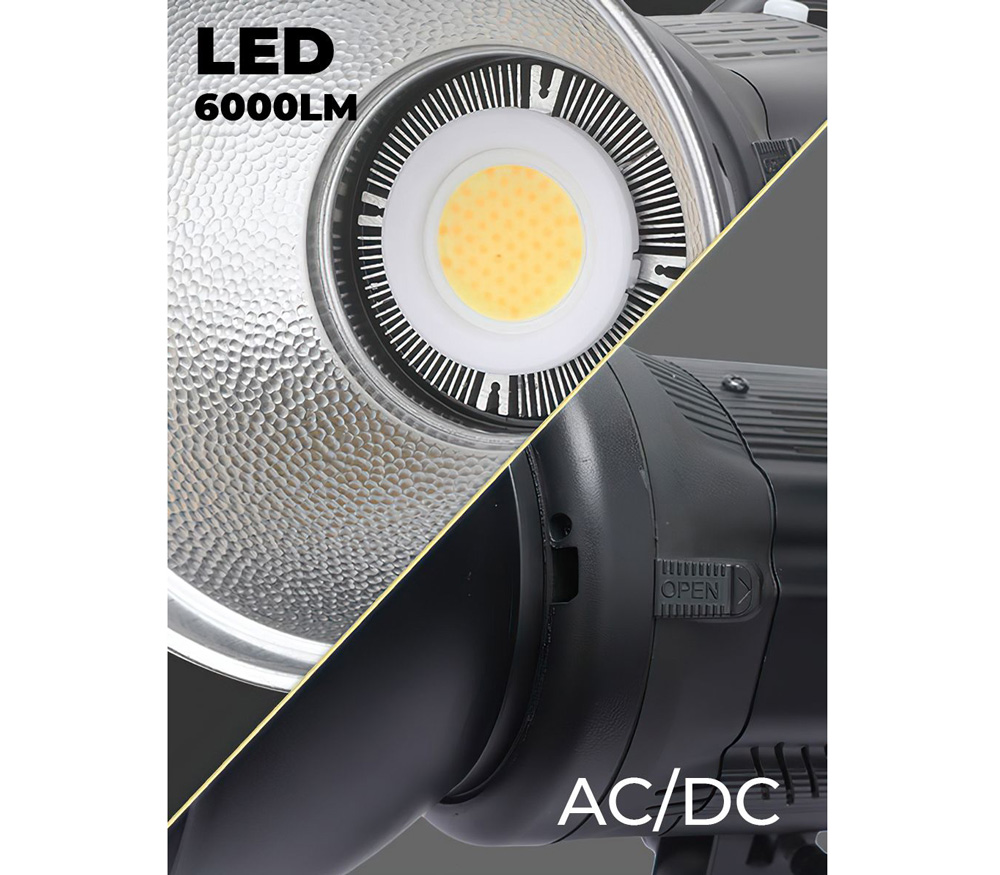 Осветитель Raylab RL-60 Sunlight 3200-6500K, светодиодный, 60 Вт