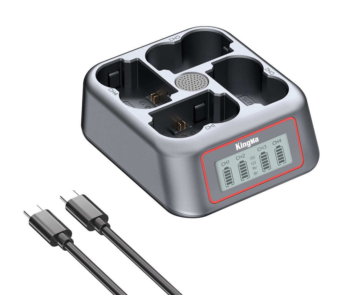 Зарядное устройство Kingma BM069-W235 для 4х Fujifilm NP-W235