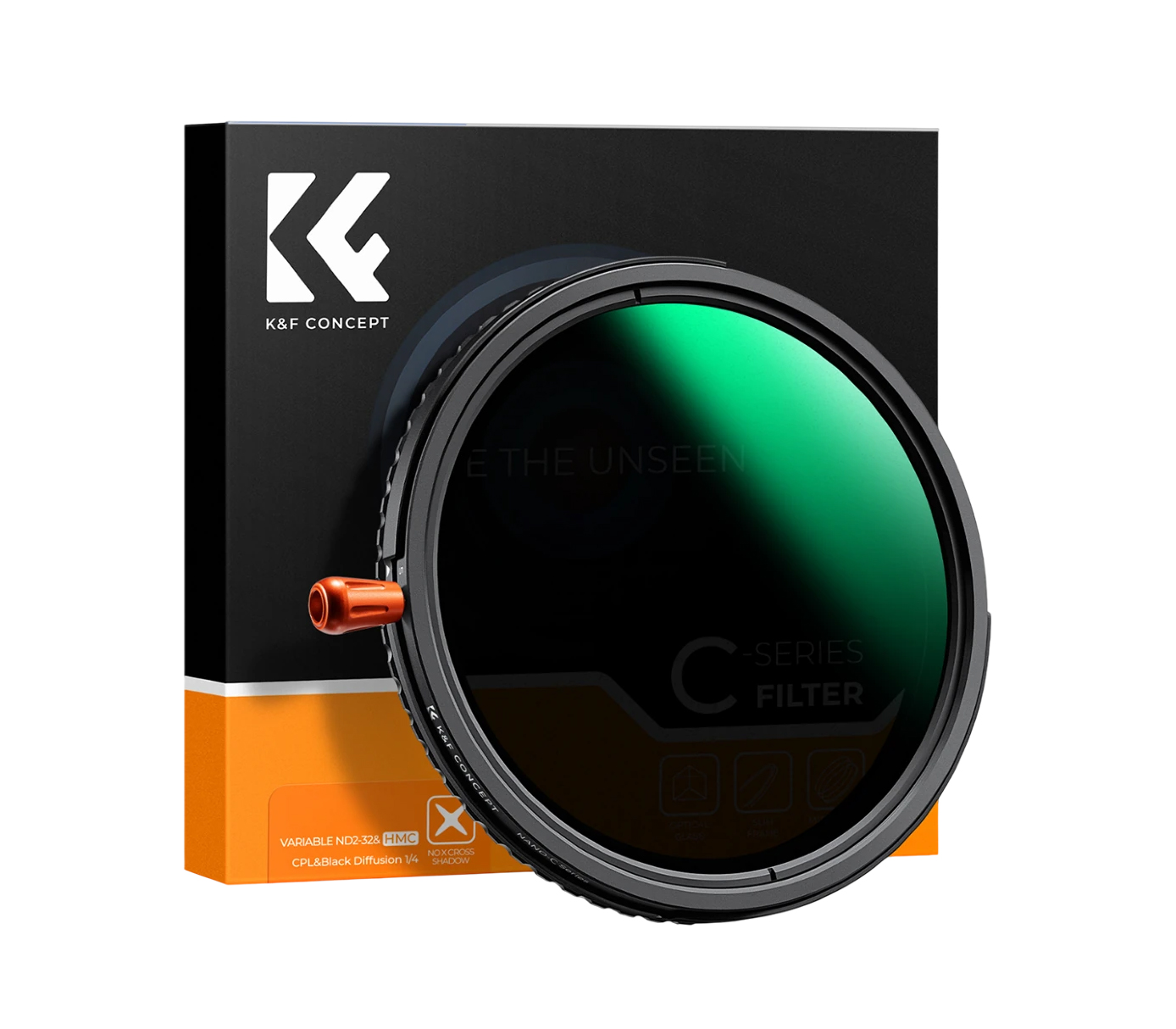 Светофильтр K&F Concept C-Series CPL / ND2-32 / Black Mist 1/4, 72 мм