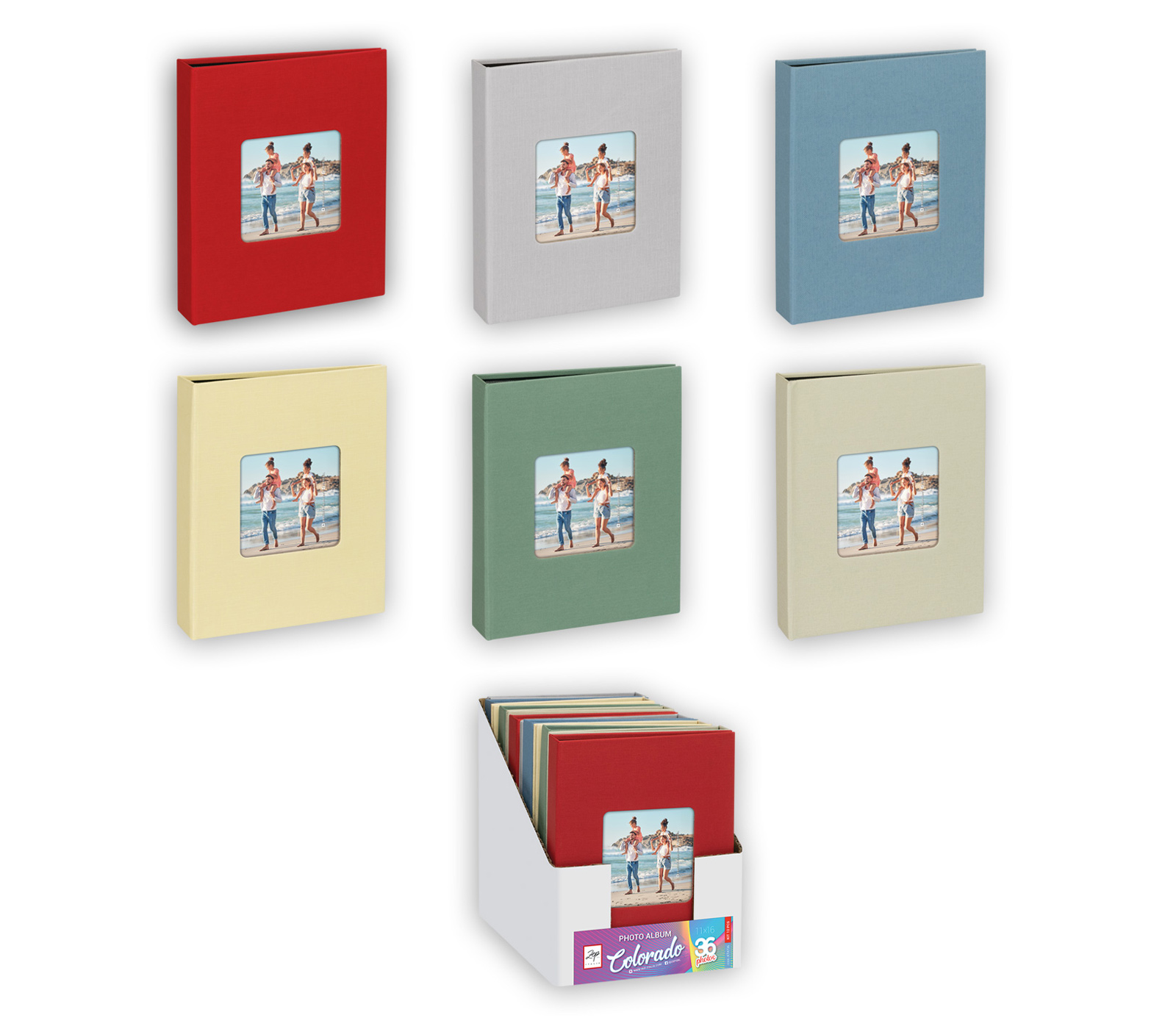 Фотоальбом ZEP Colorado, 15x20 см, 36 фото, в ассортименте