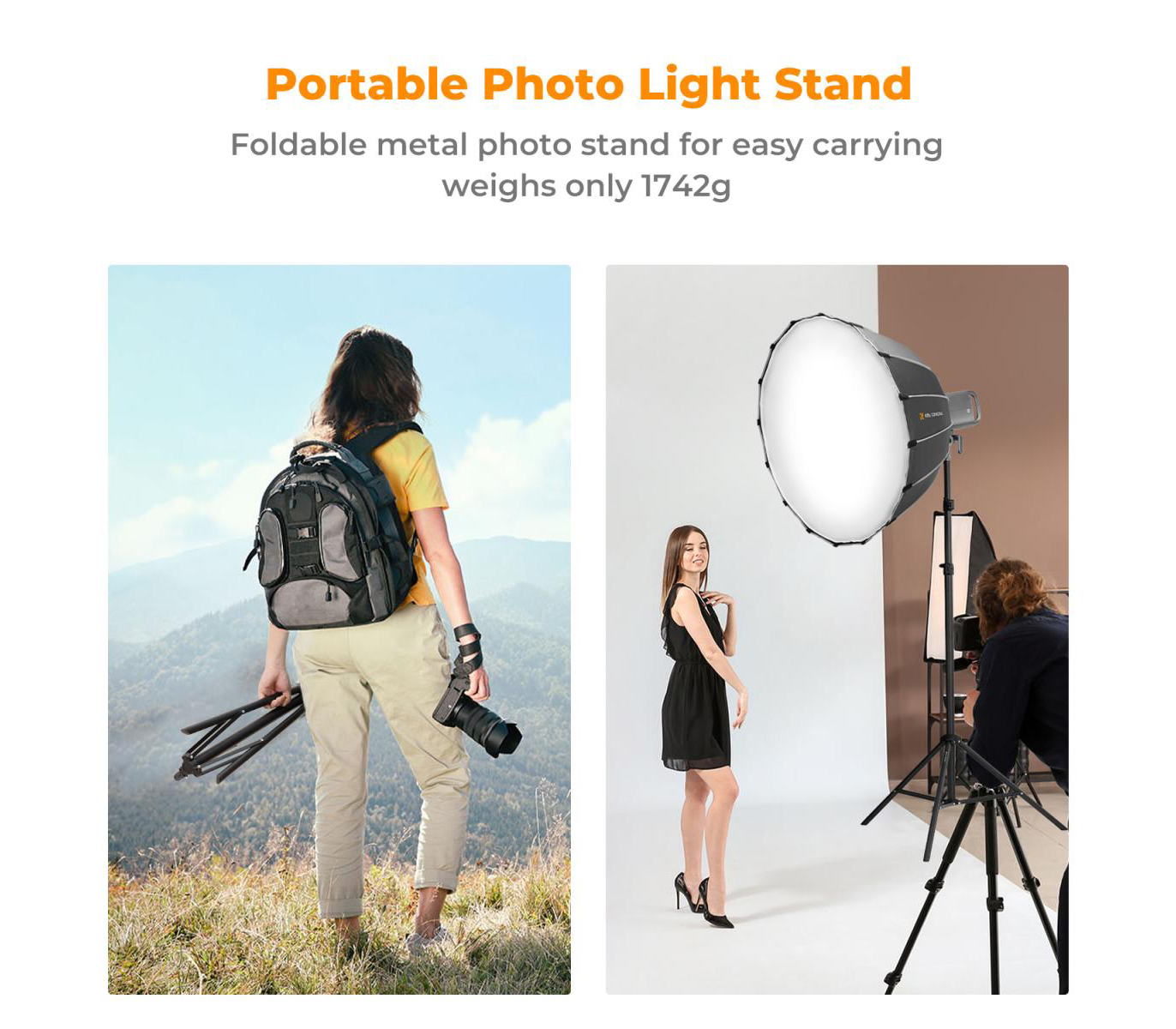 Стойка K&F Concept KF34.043, 280 см, до 8 кг