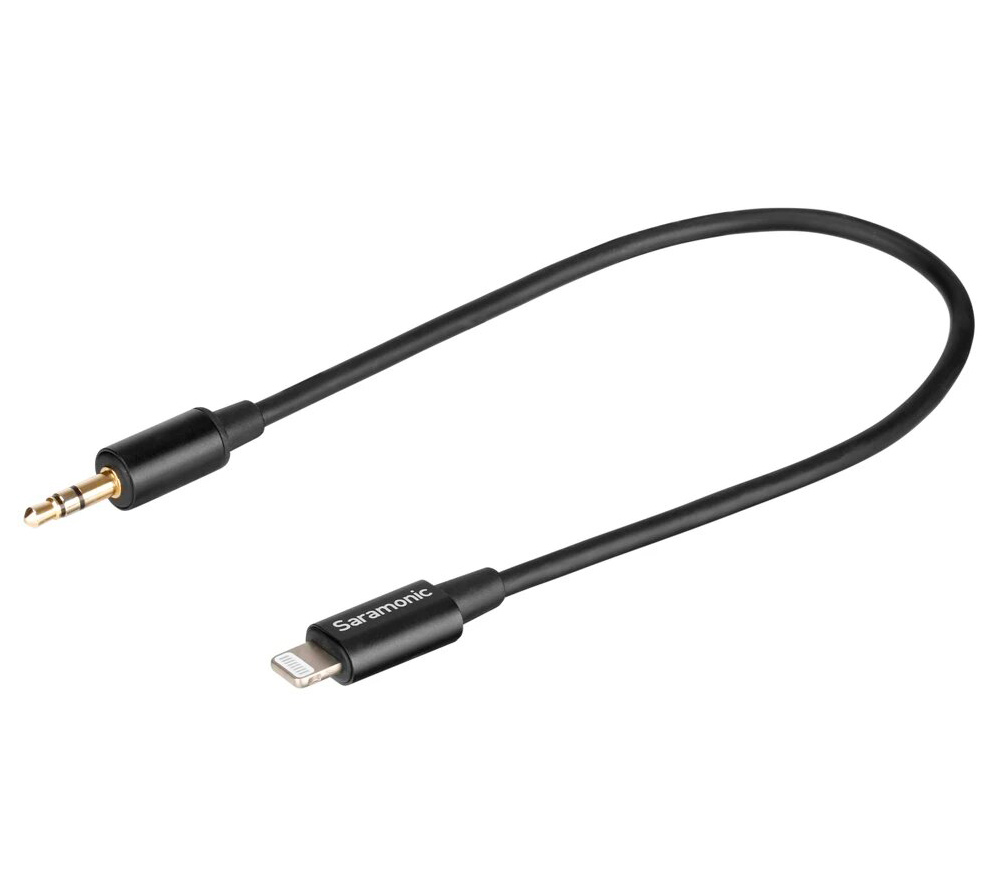 Микрофон Saramonic LavMicro U1C двойной петличный, кабелем 6м, Lighting + 3.5 мм