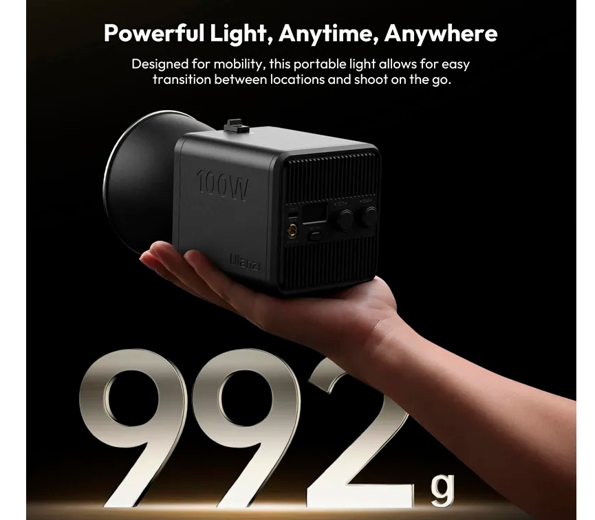 Осветитель Ulanzi ML100Bi 100W, 2700-6500К, 100 Вт, mini Bowens