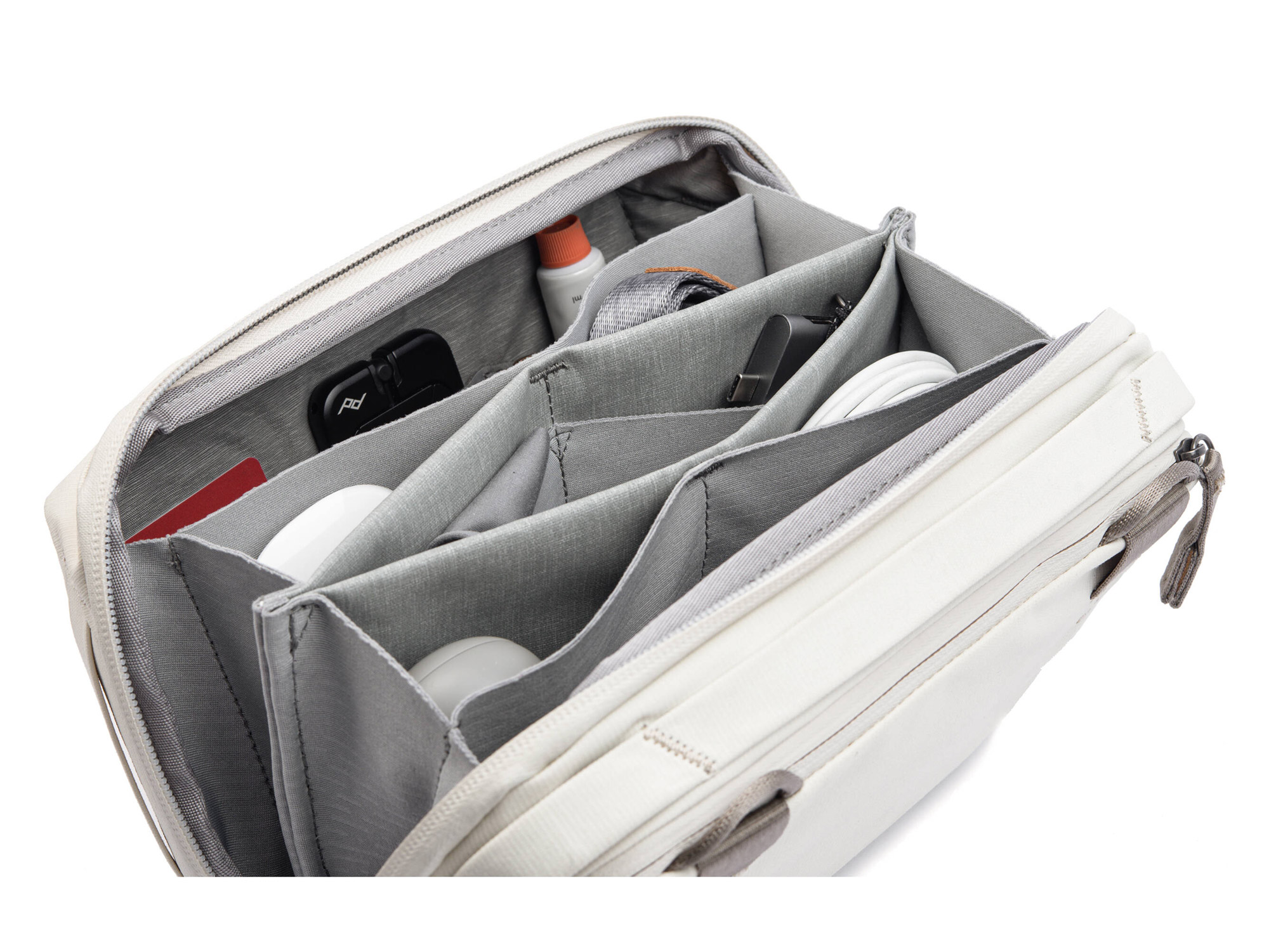 Чехол-органайзер Peak Design Tech Pouch v3, цвет Bone, белый