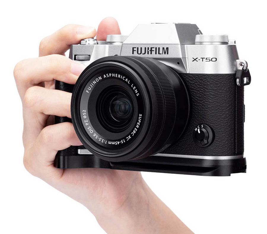 Дополнительный хват JJC HG-XT50 Black, для Fujifilm X-T50, черный