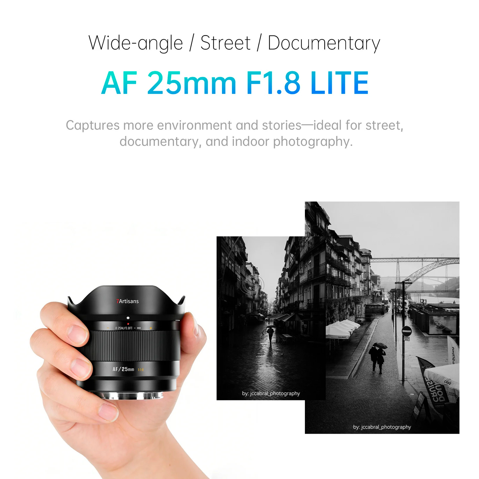 Объектив 7Artisans AF 25mm f/1.8 Lite для Fujifilm X-Mount