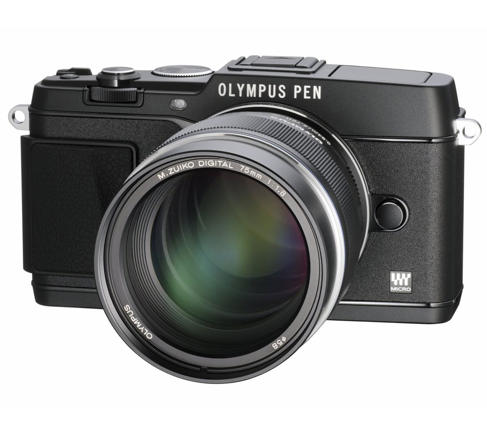 Объектив Olympus M.Zuiko Digital ED 75mm 1:1.8 черный