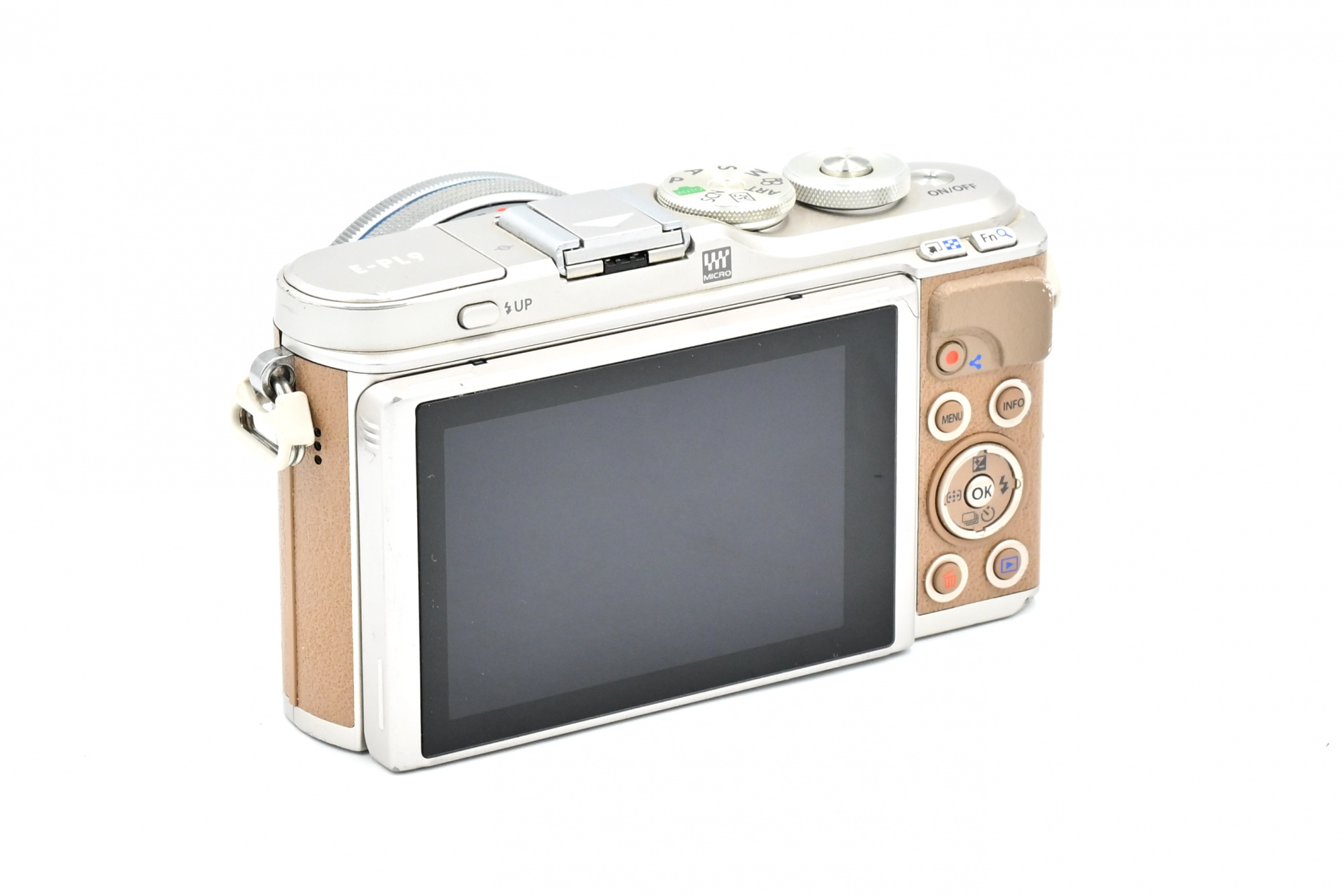 Беззеркальный фотоаппарат Olympus Pen E-PL9 Kit коричневый + 14-42 EZ (состояние 5) (б/у)