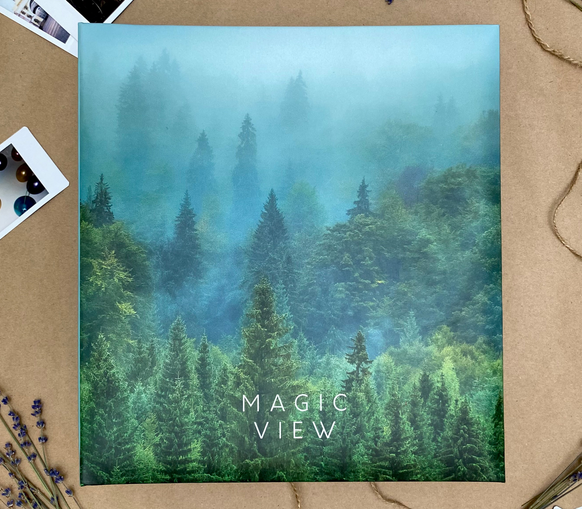 Фотоальбом Полином 50 листов 23х28 см, магнитный, Magic view - Туман