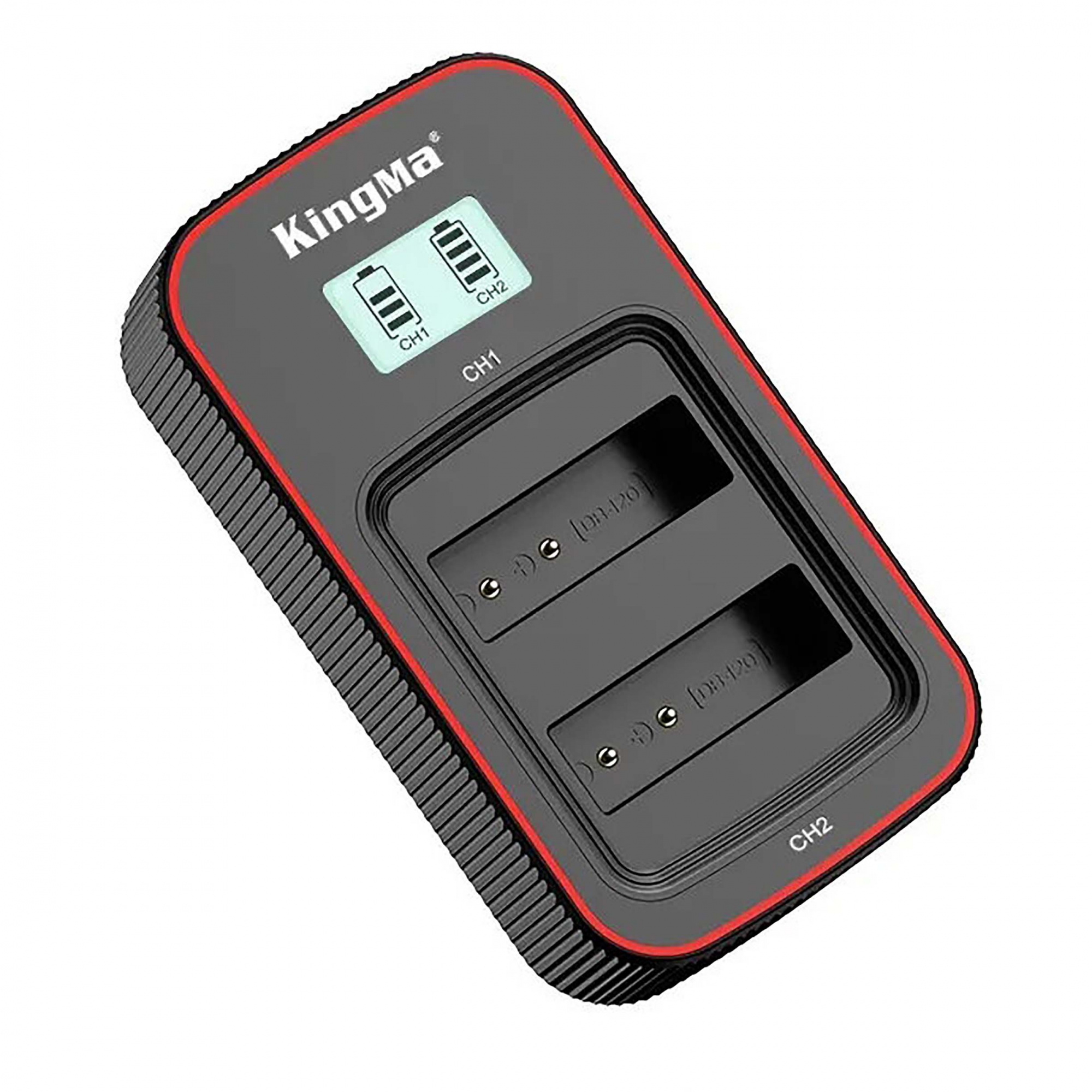 Зарядное устройство Kingma BM058-DB120 для 2х Ricoh DB-120, USB, с дисплеем