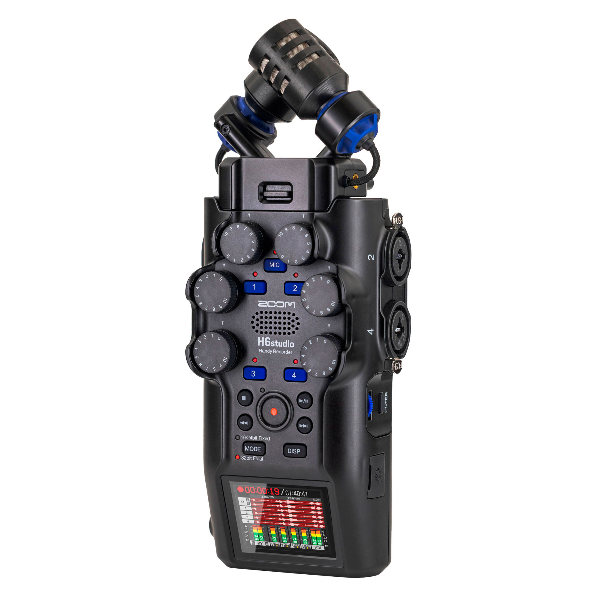 Портативный рекордер Zoom H6studio, 6 каналов, 32 bit Float